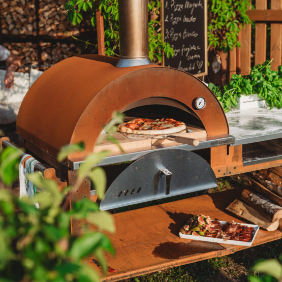 GrillSymbol pizzaovn med stort bord Pizzo-XL-sett