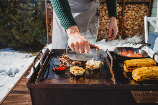 GrillSymbol burgerpresse inox 14 cm